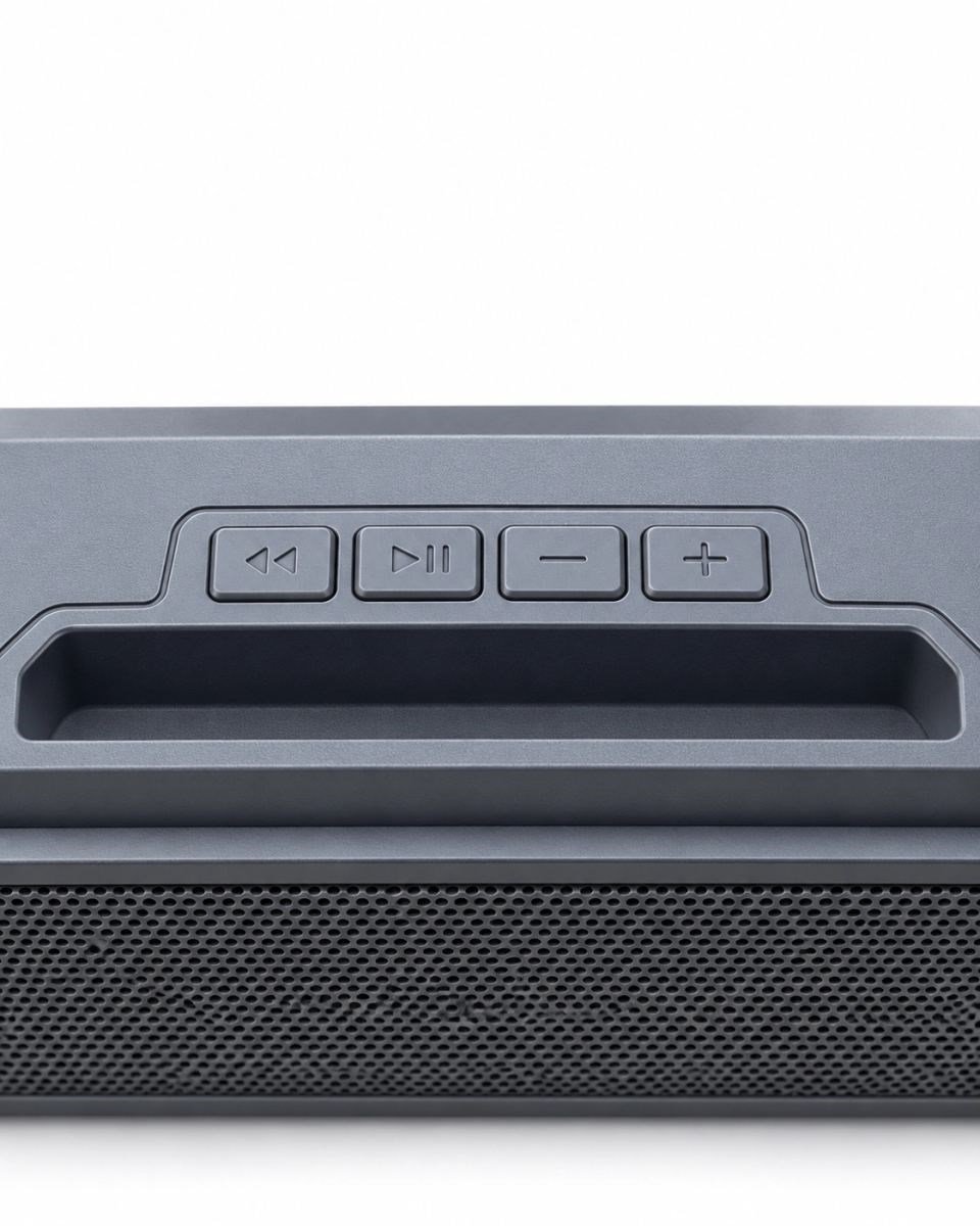 Yatay Formlu Telefon Standlı Type C Şarj Girişli Bluetooth Masaüstü Ses Sistemi