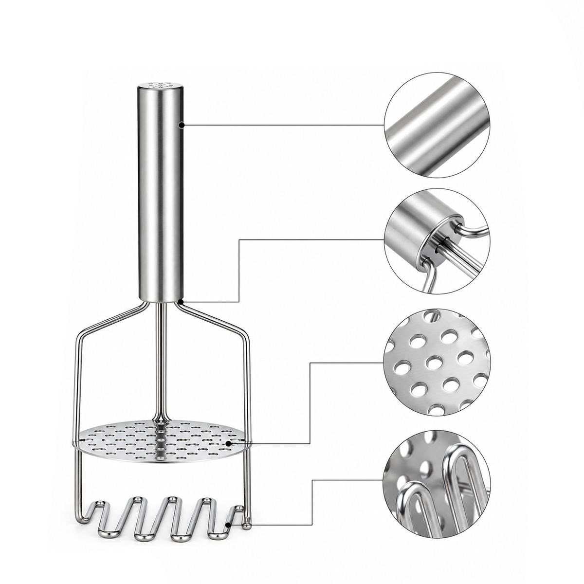 Yaylı 2-in-1 Patates Ezici