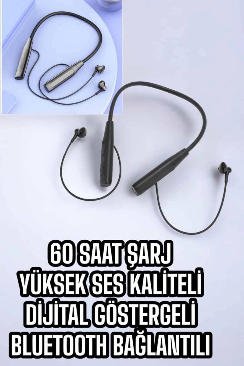 Yeni Nesil Bluetooth Kulaklık Kablolu Kulak İçi Dijital Göstergeli