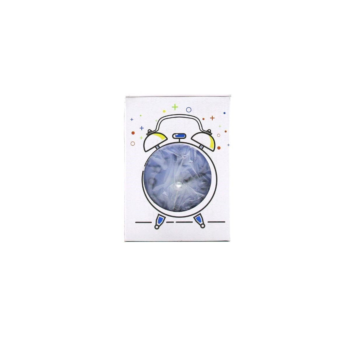 Yuvarlak Masa Çalar Saat 9 cm - Pilli Işıklı