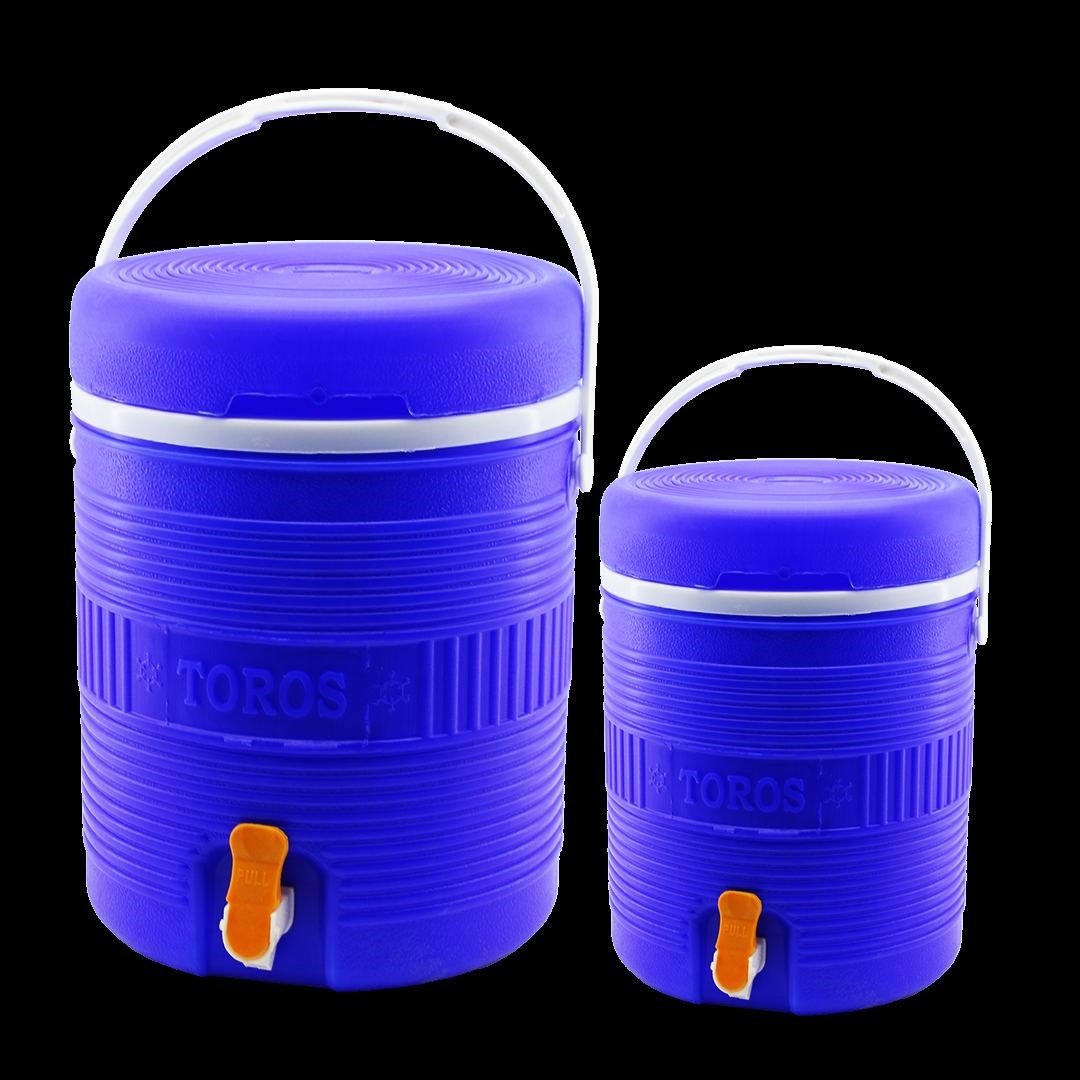 Yuvarlak Plastik Termos Seti 14L+6L Musluklu