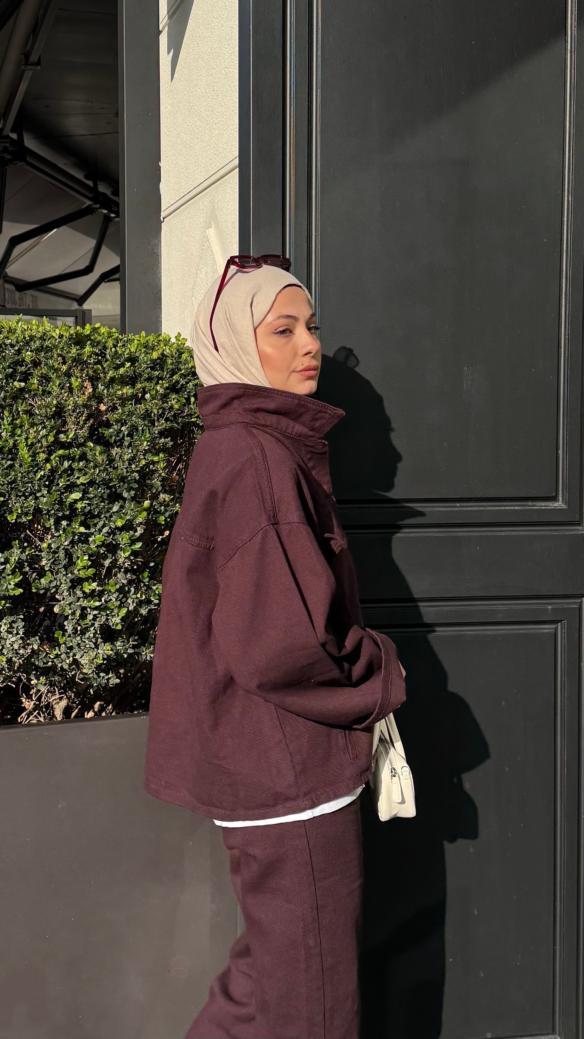 Bordo Denim Takım -TAKIM