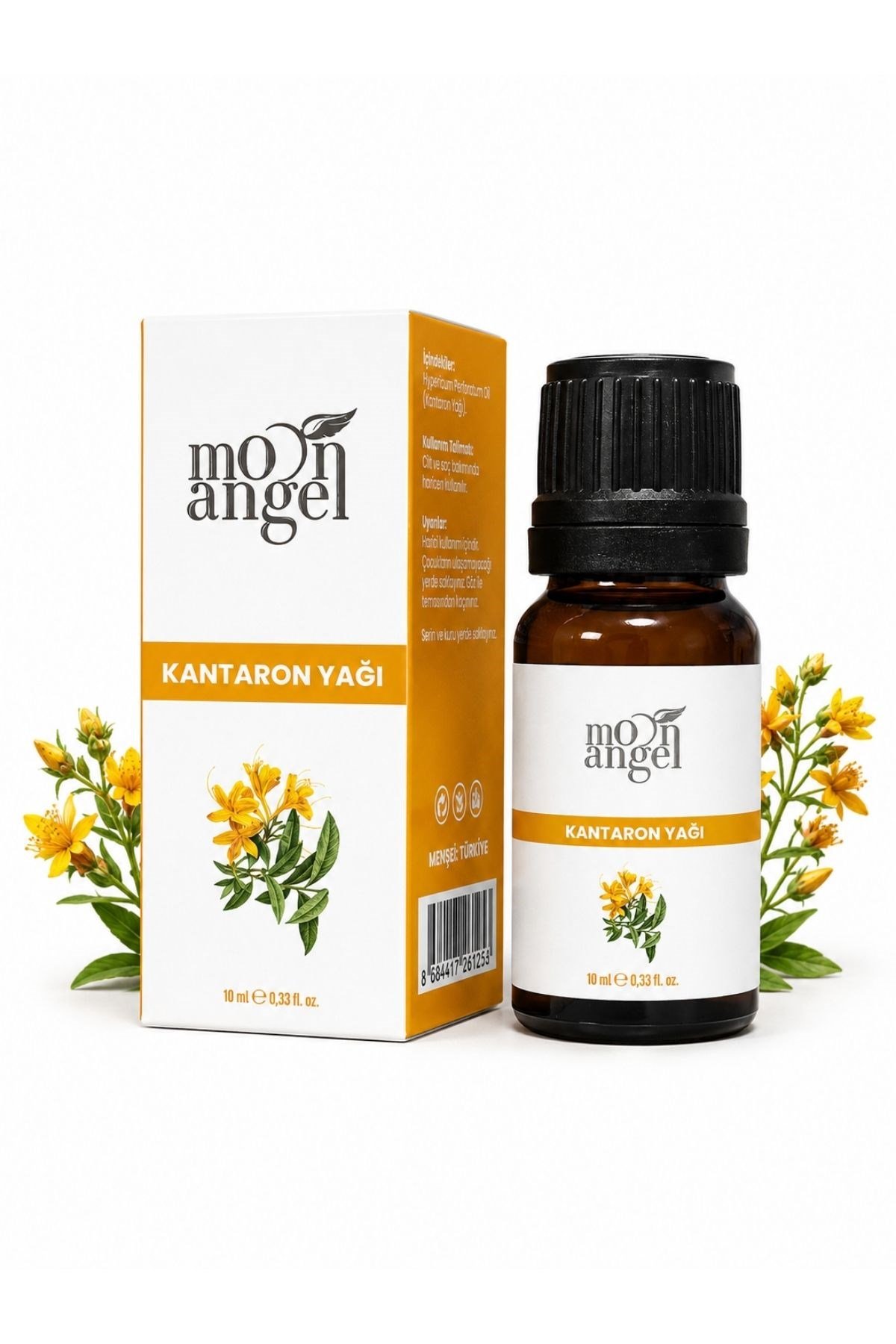 Moon Angel Doğal Kantaron Yağı %100 Bitkisel Cilt Bakım Yağı 10 mlMoon Angel
