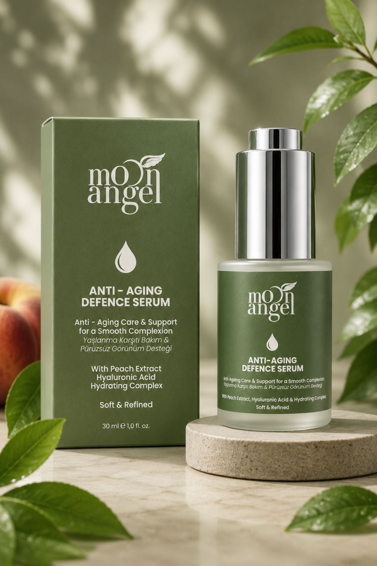 Moon Angel Yaşlanma Karşıtı Bakım Serumu (Hyaluronik Asit) Nemlendirici Serum 30 mlMoon Angel