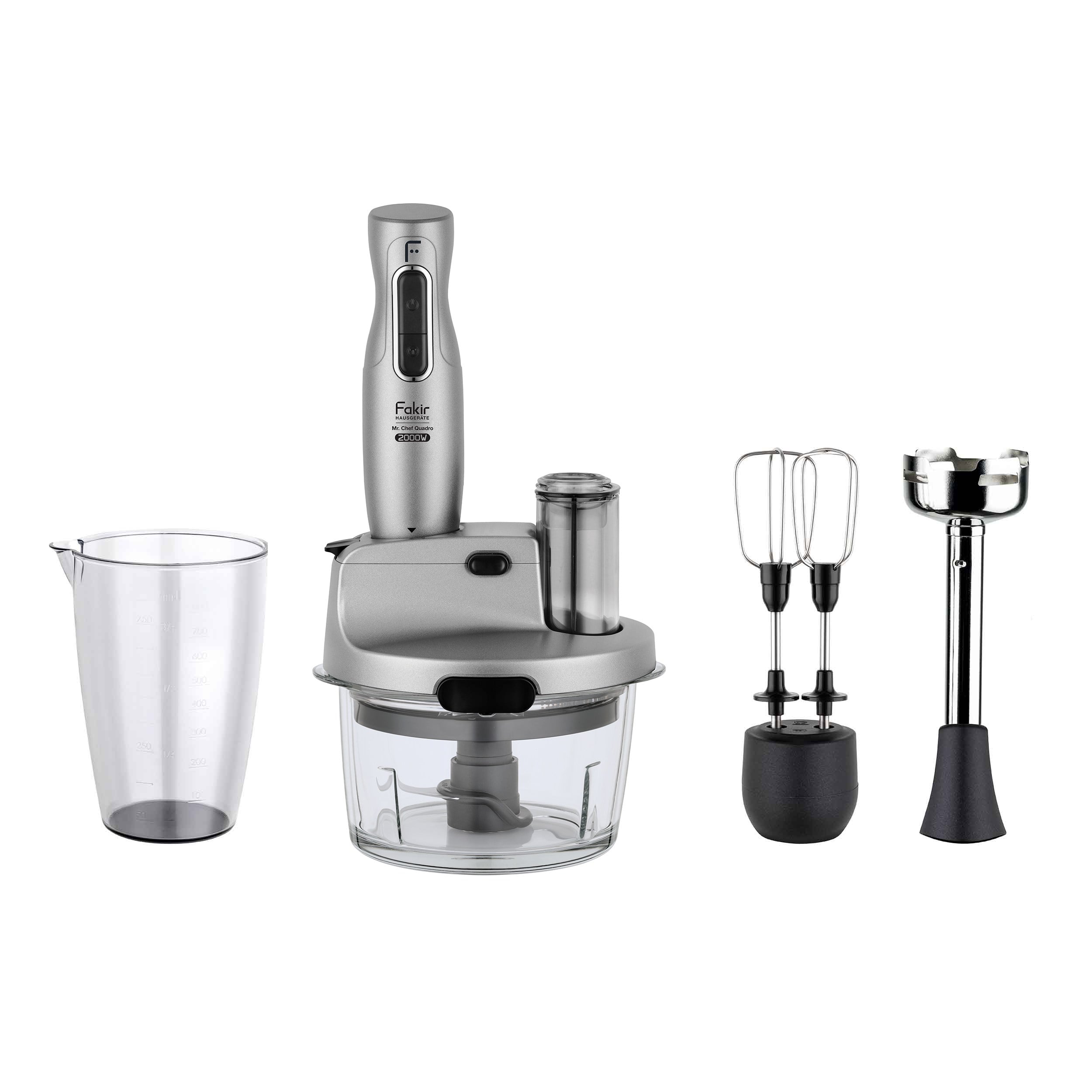 FAKİR BLENDER SET CAM MR CHEFF QUADRO SILVERSTONE