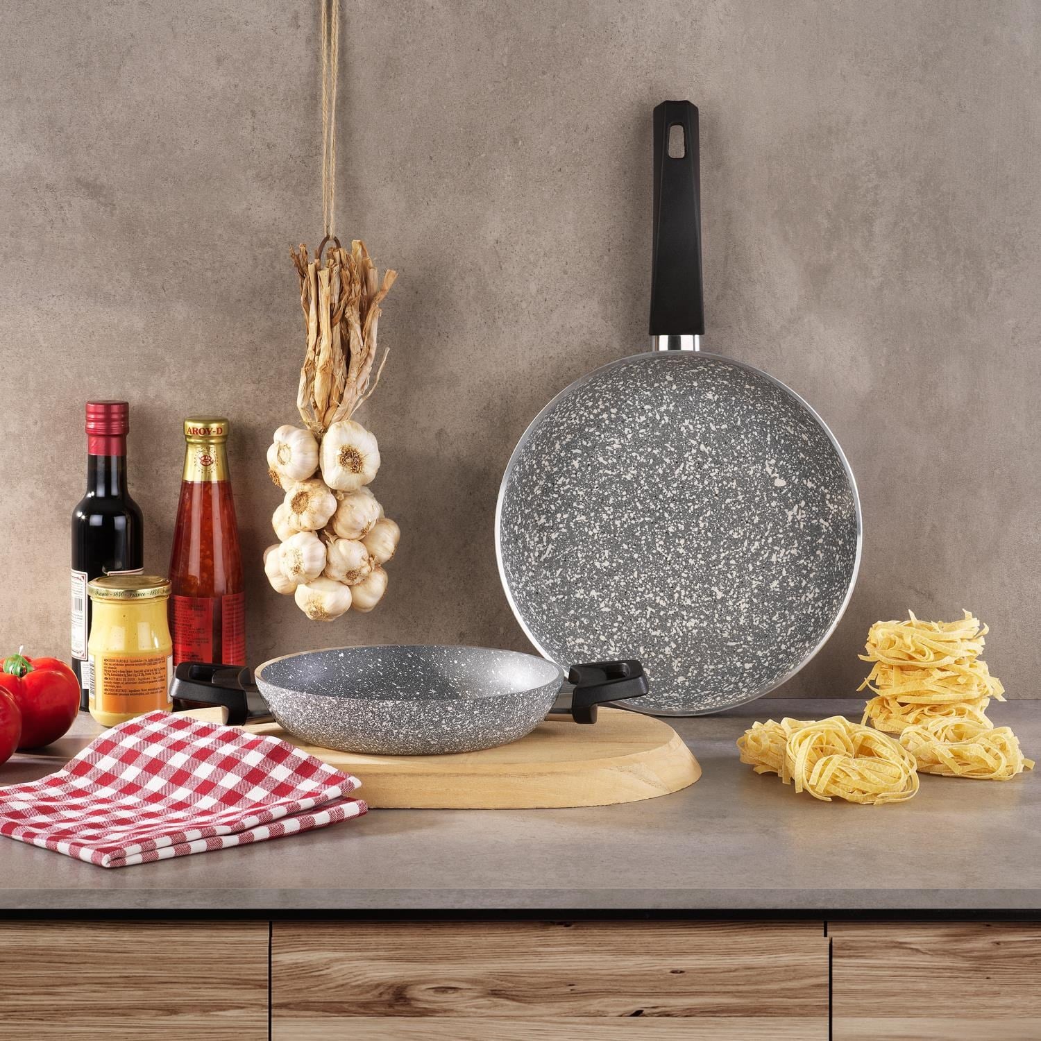 SCHAFER SAHAN 2 Lİ ETERNAL 20 CM+26 CM TAVA-GRİ