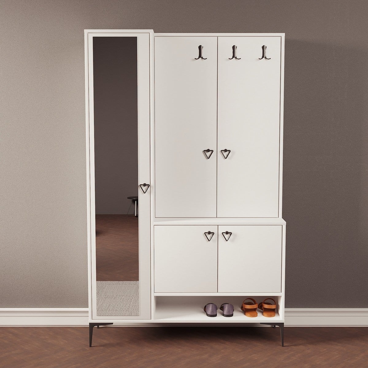 SEMBOL SP 1225 LÜX SİHİRLİ PORTMANTO 125 CM