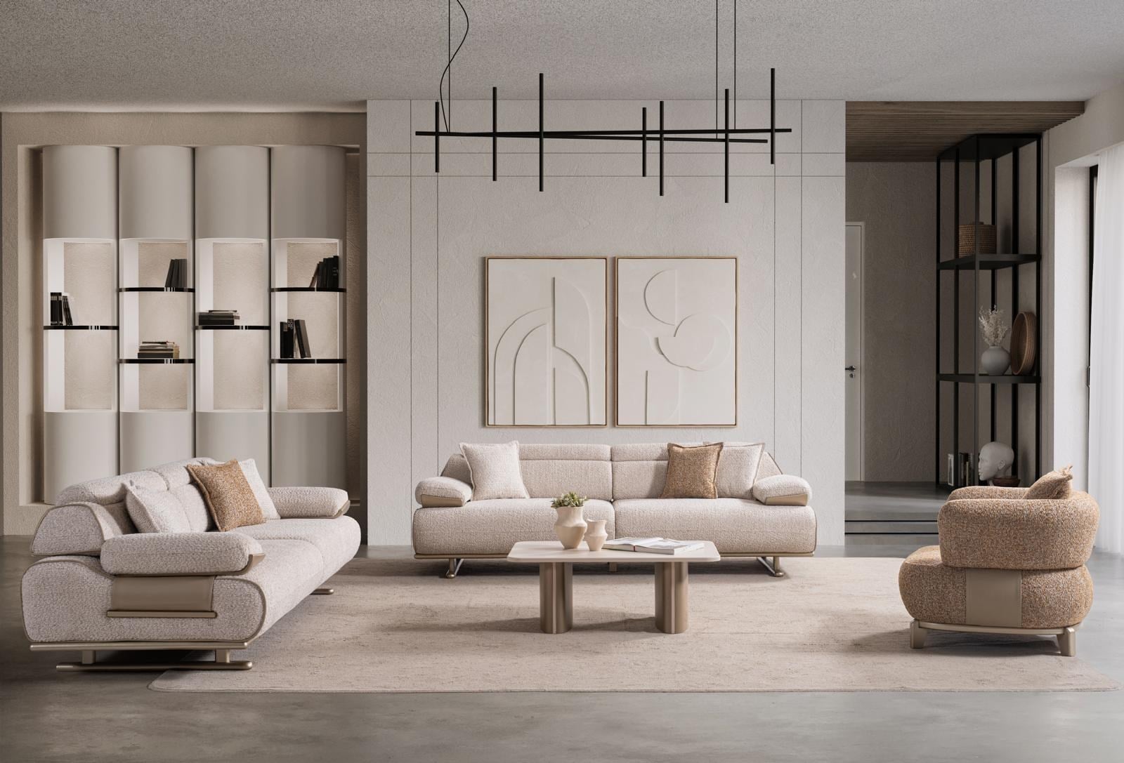 YELES SOFA NOVEN KOLTUK TAKIMI(3+3+1+1)