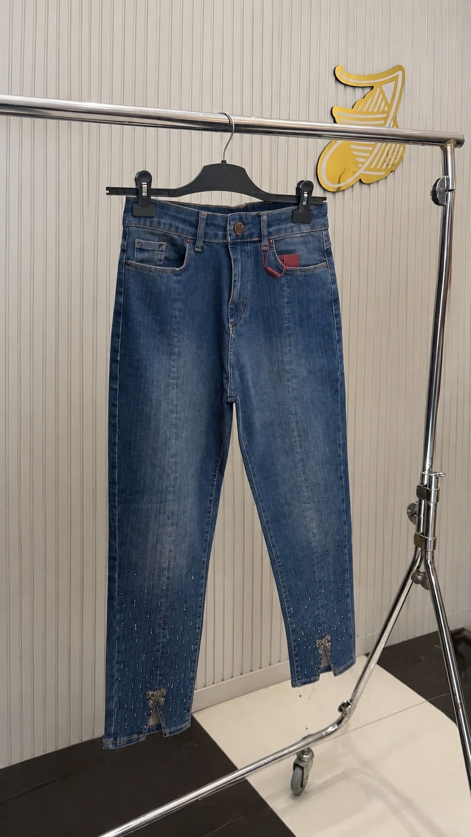 0291 FULL LİKRALI KELEBEK TAŞLI JEAN