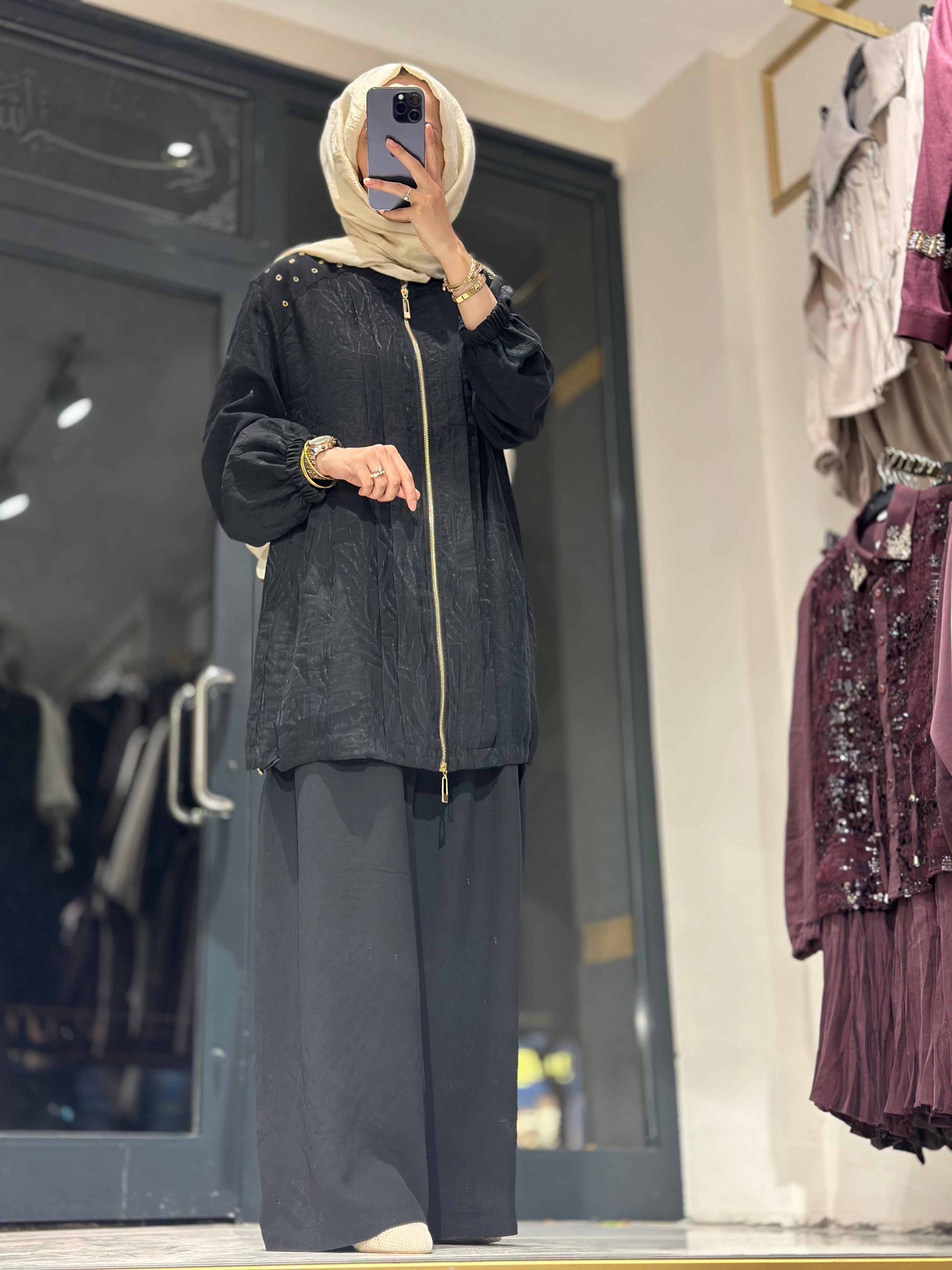 11241 OMUZ DETAYLI İKİLİ TAKIM