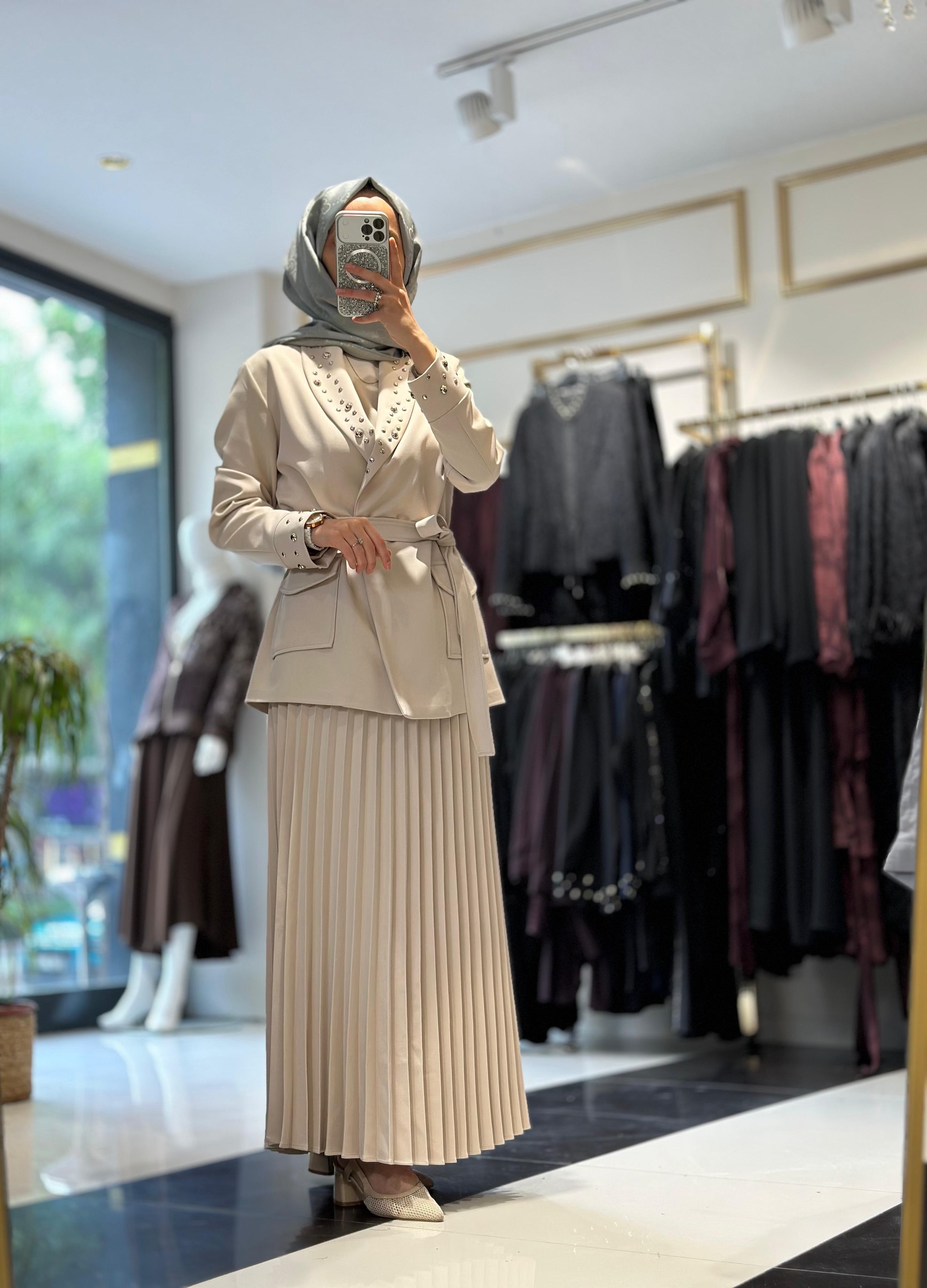 1558 BLAZER ETEKLİ TAKIM