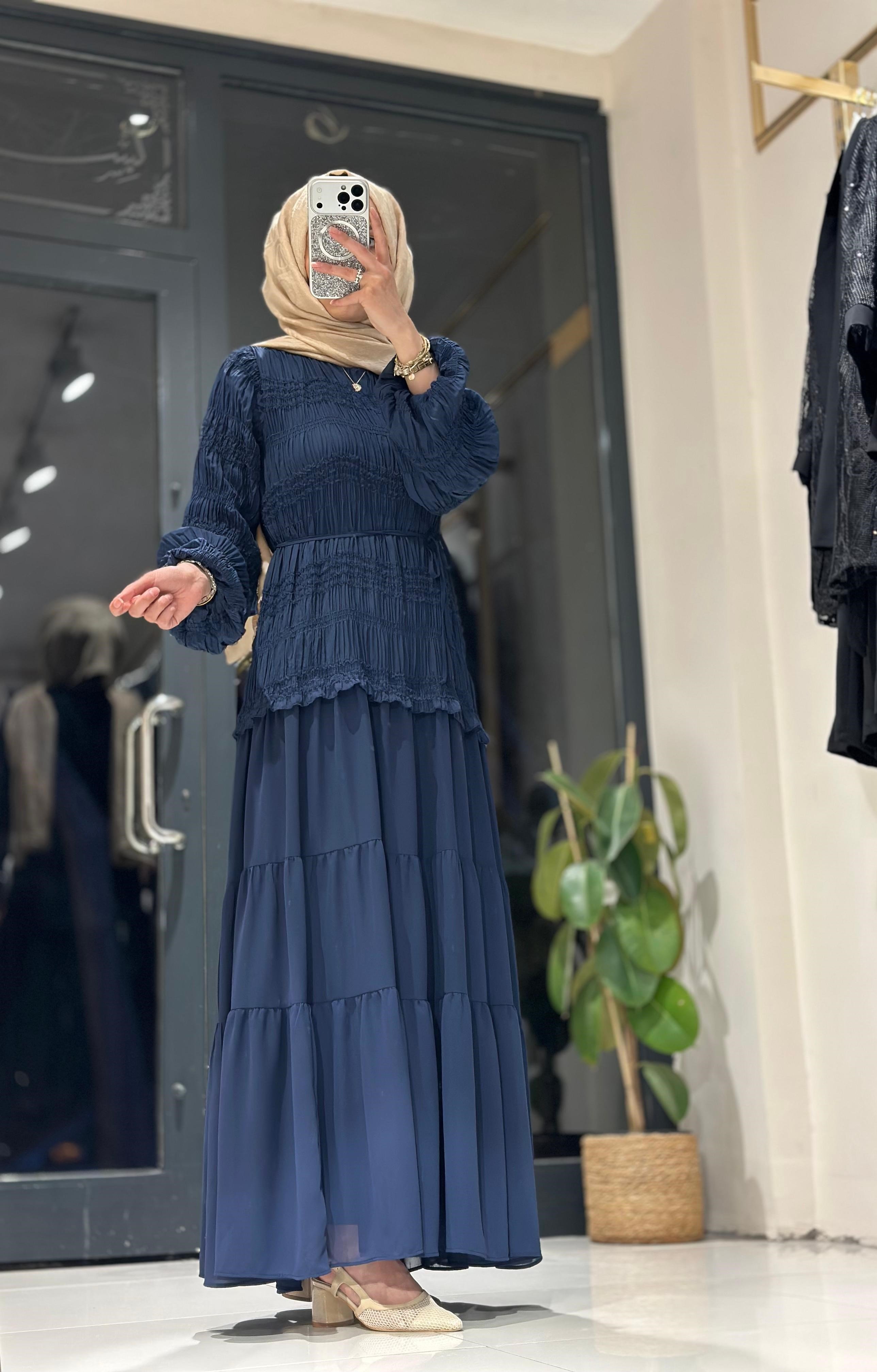 1610 ŞİFON ELBİSE 