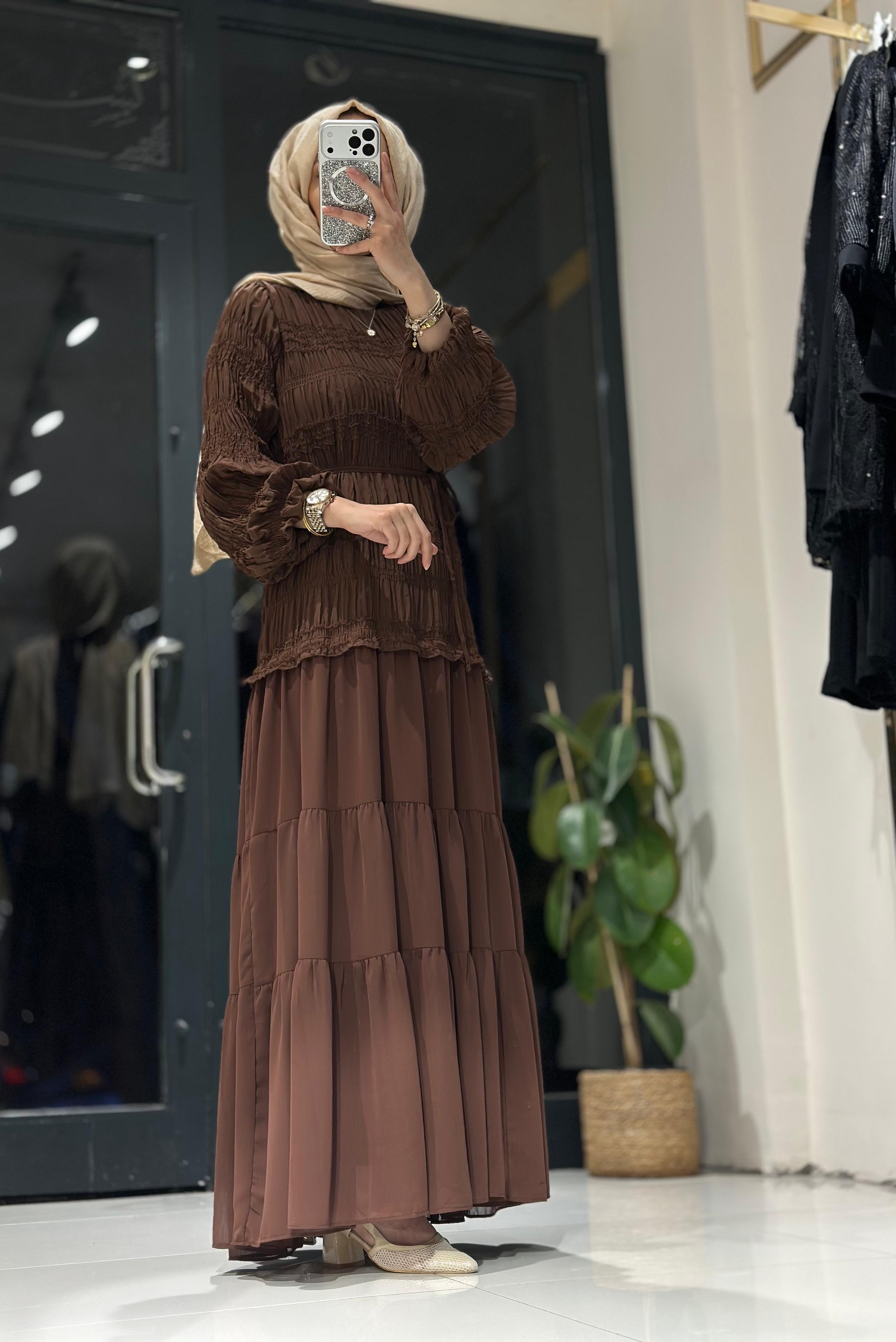 1610 ŞİFON ELBİSE 
