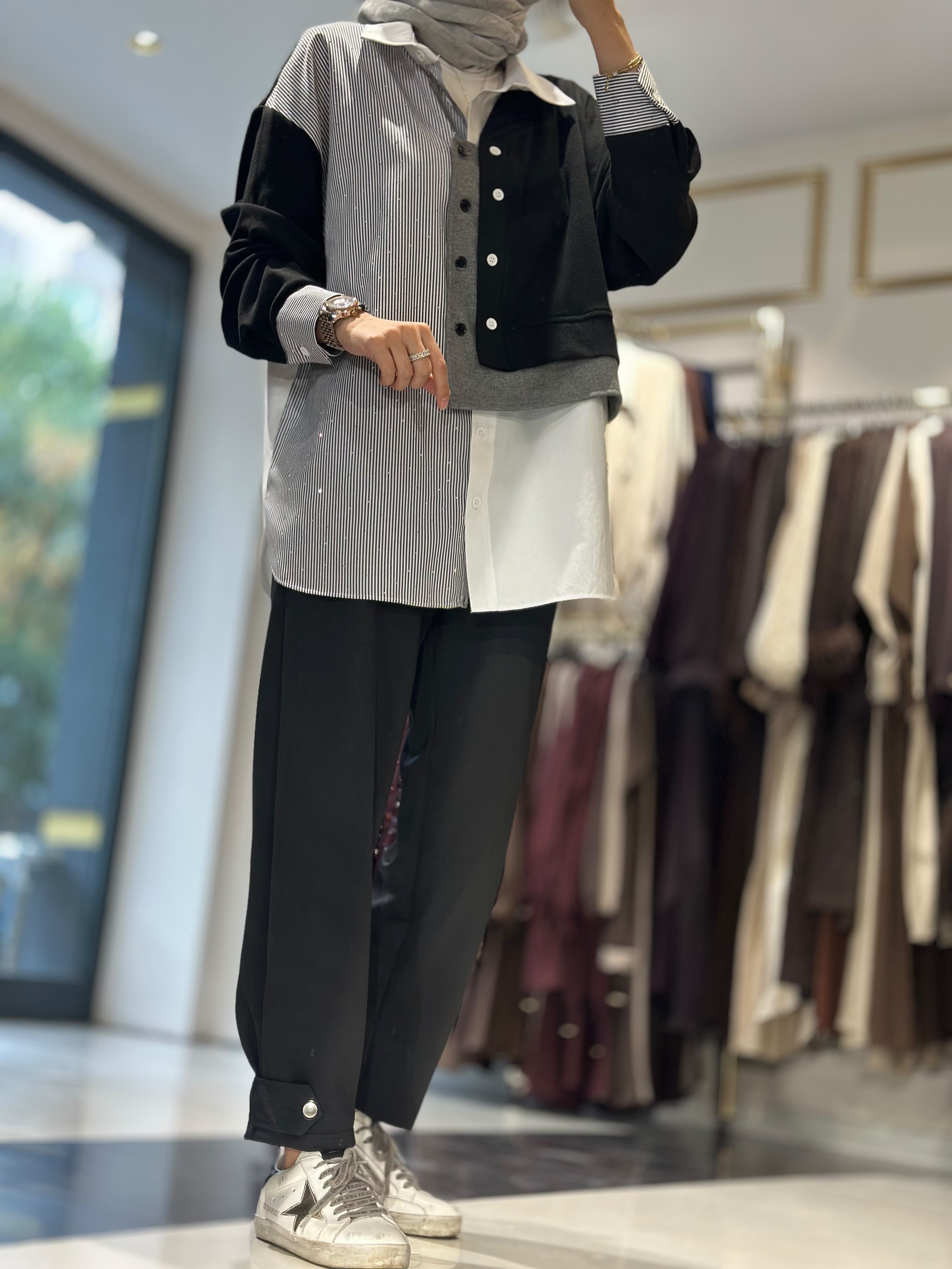 170382 ÇİFT KUMAŞ GÖMLEK