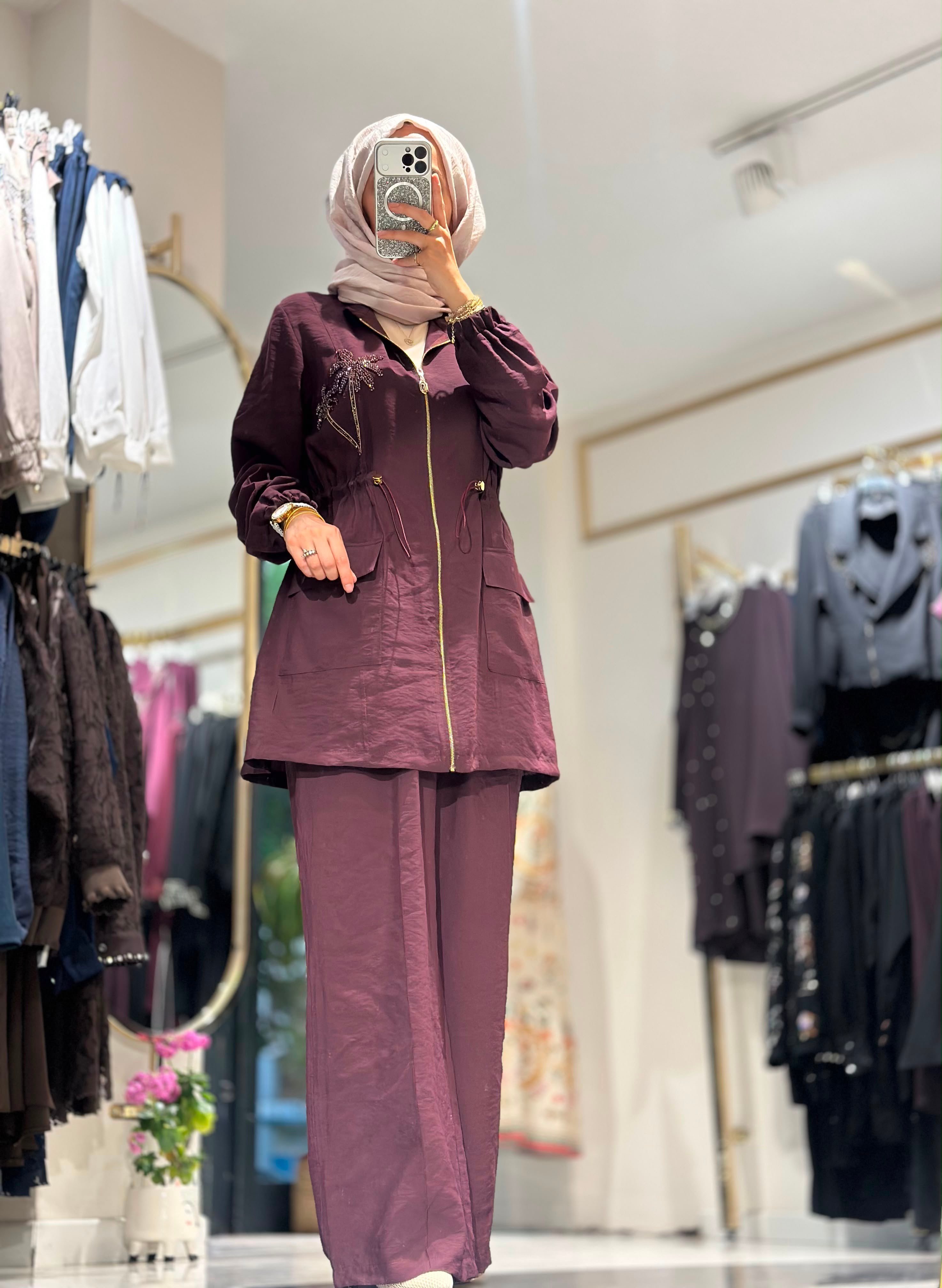 1758 PALMİYE TAŞLI TAKIM