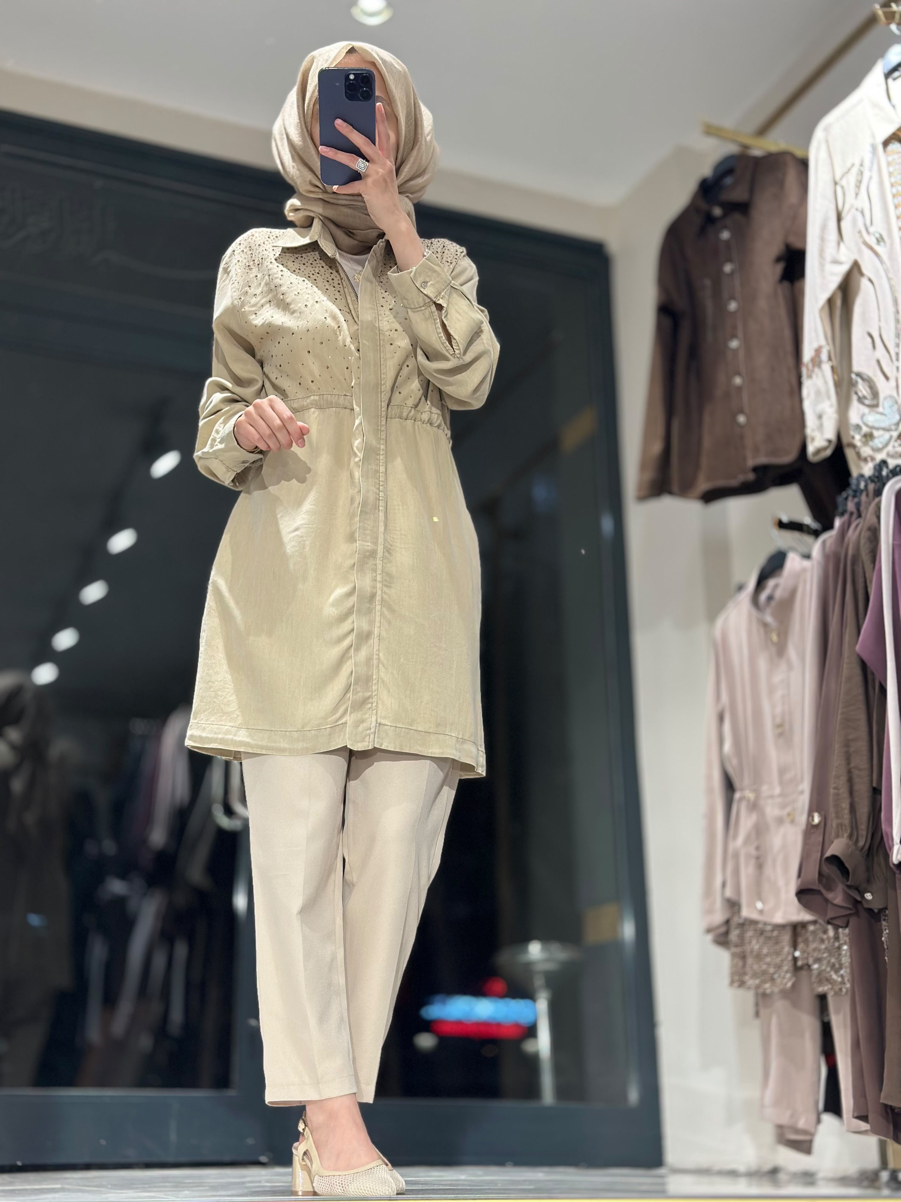 6048 FERMUARLI TENSEL CEKET