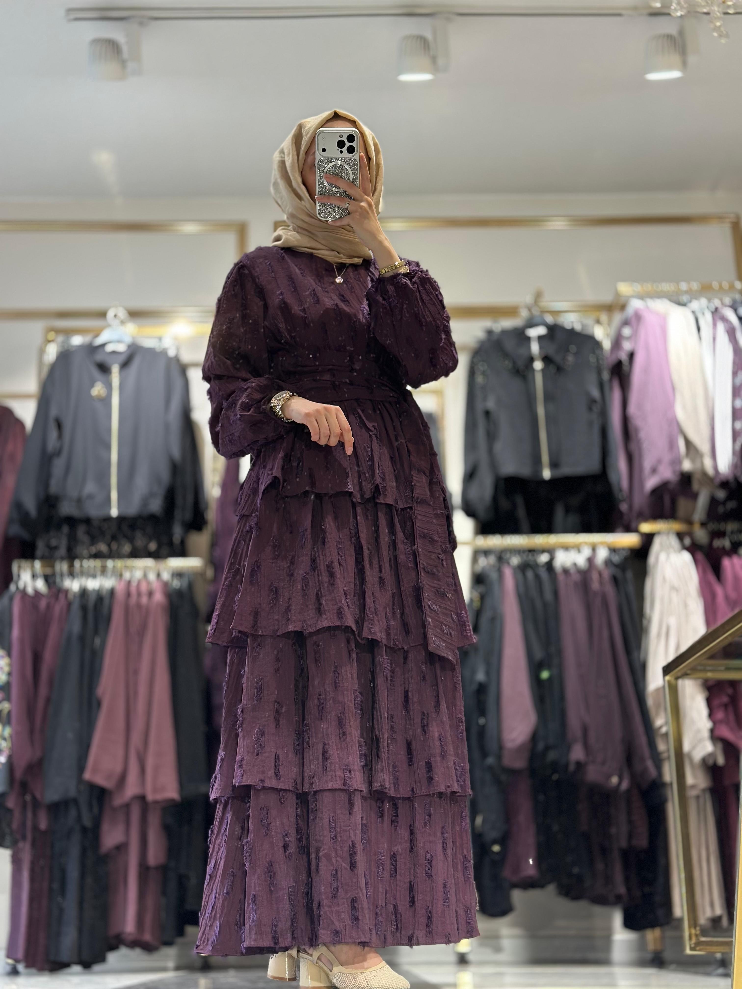 828 KIRÇILLI ELBİSE