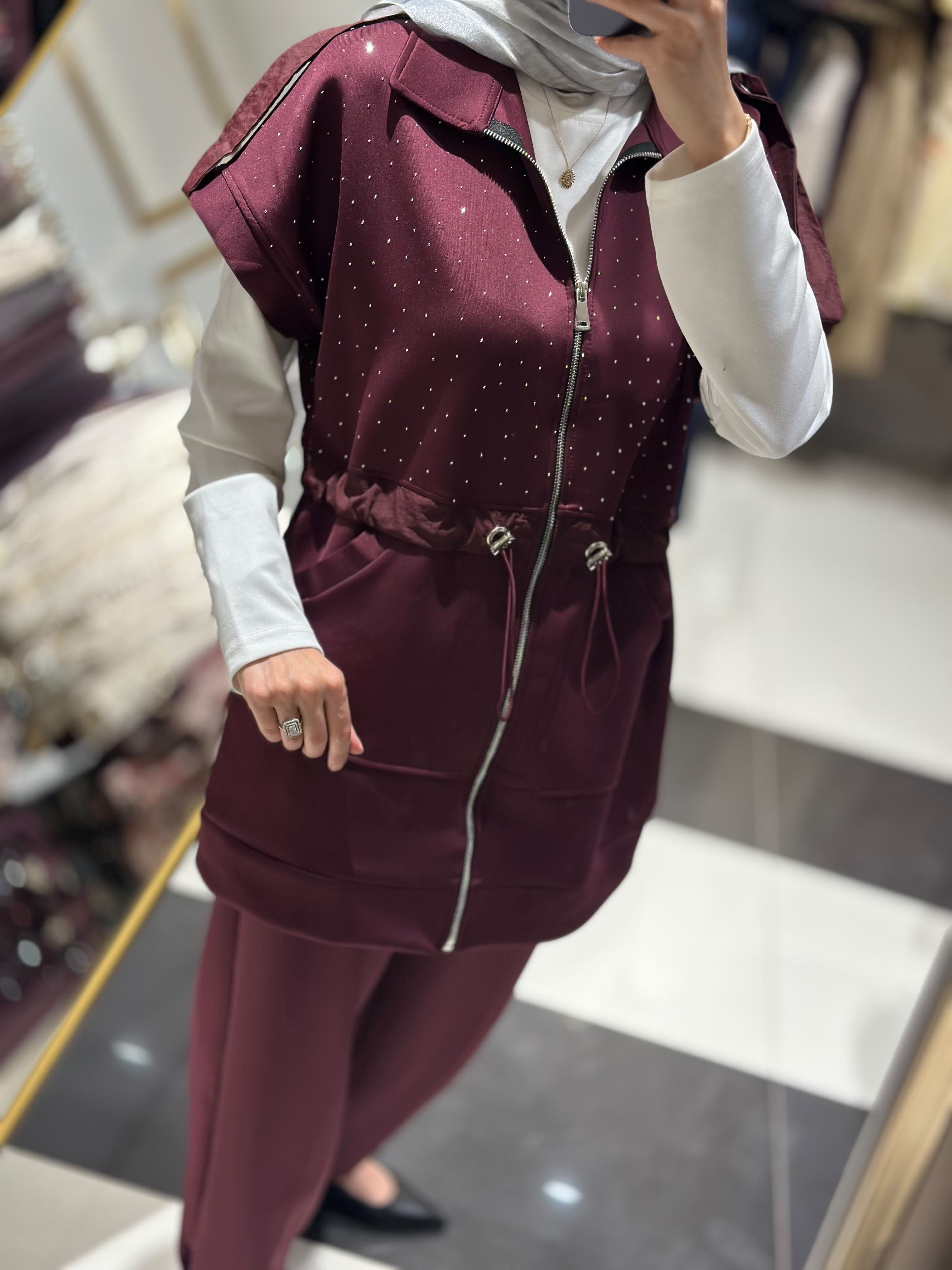 T129 YELEKLİ 3'LÜ TAKIM