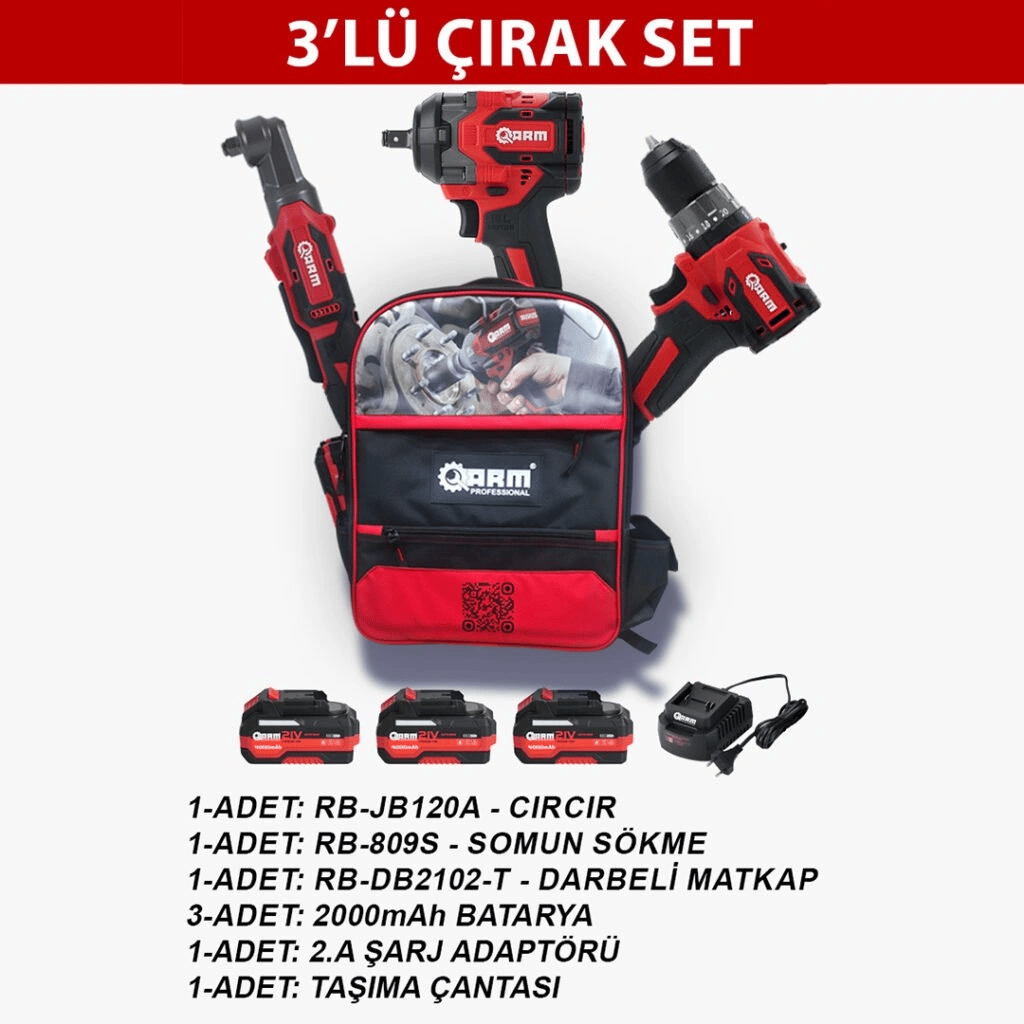 3'lü Çırak Set