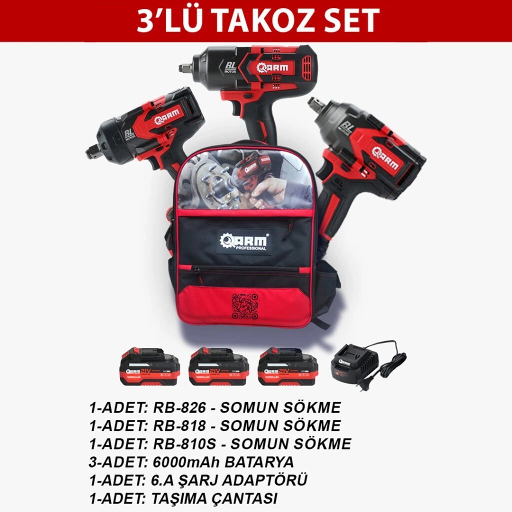 3'lü Takoz Set