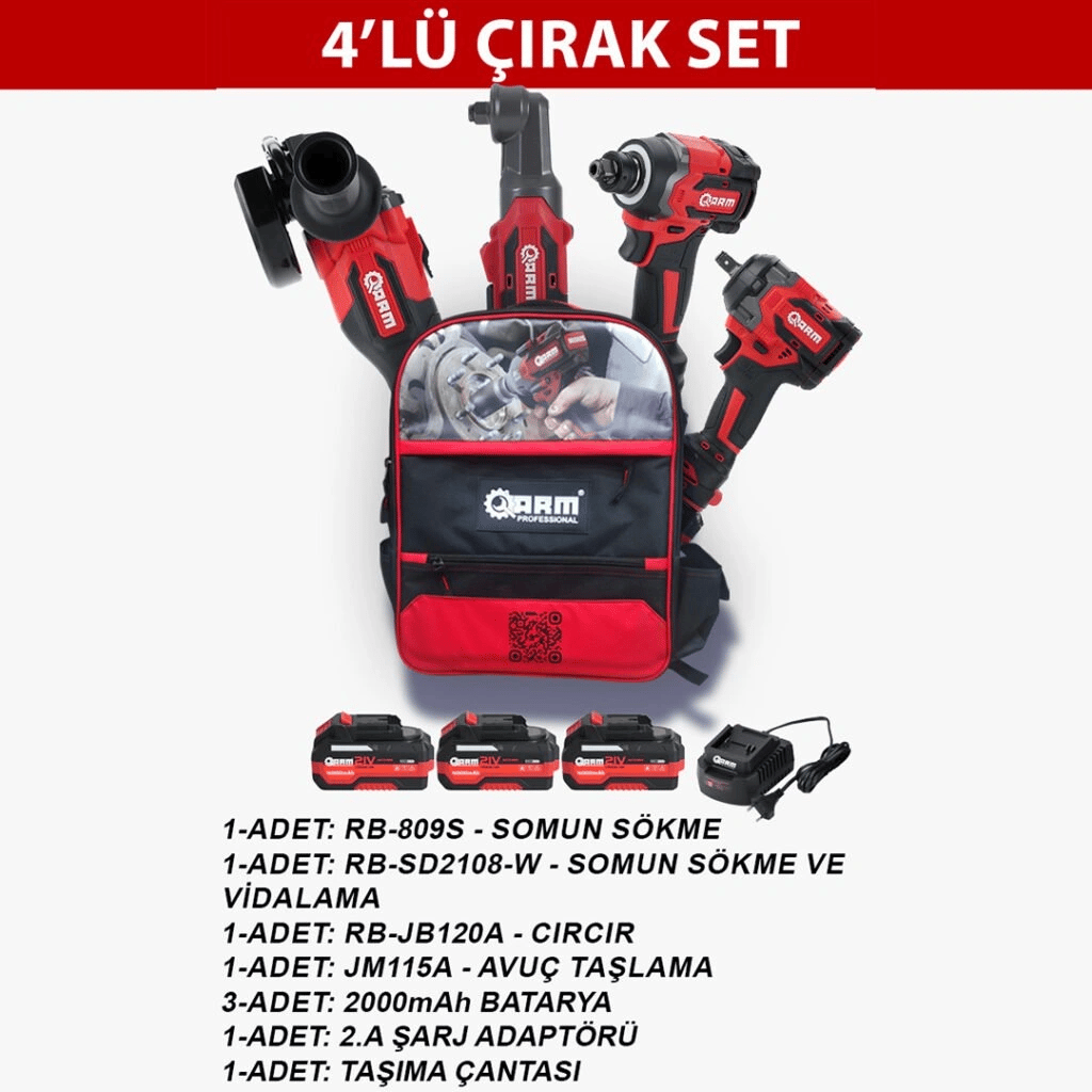 4'lü Çırak Set