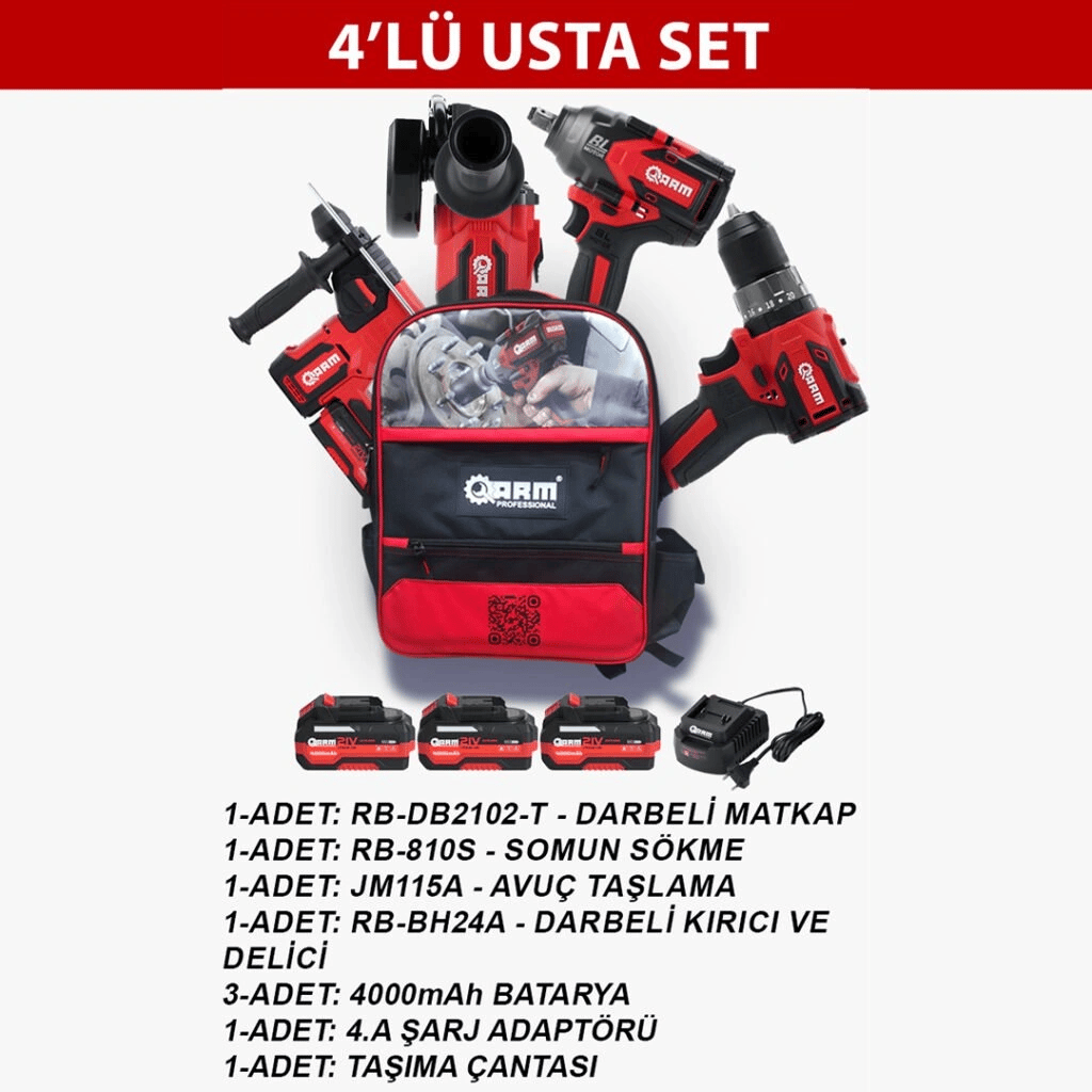 4'lü Usta Set