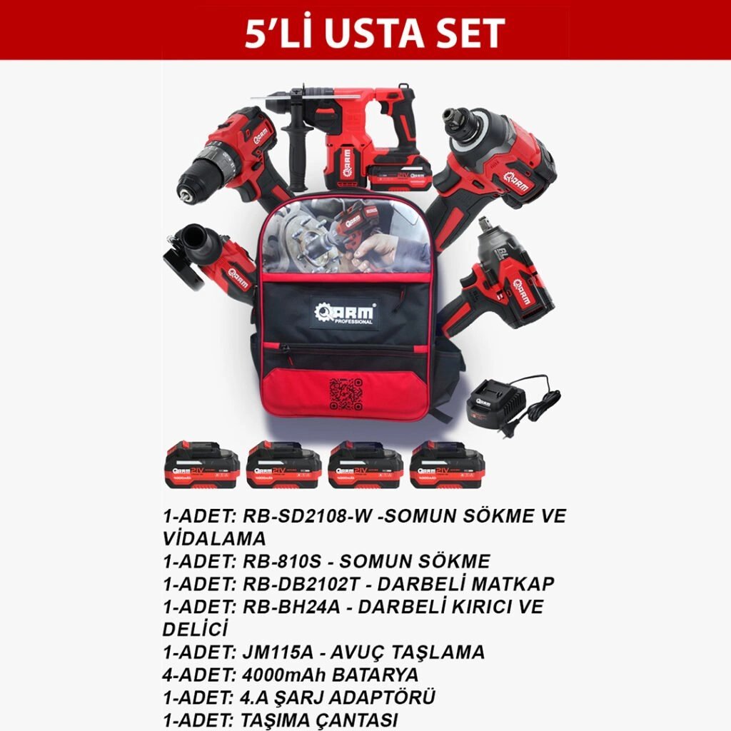 5'li Usta Set