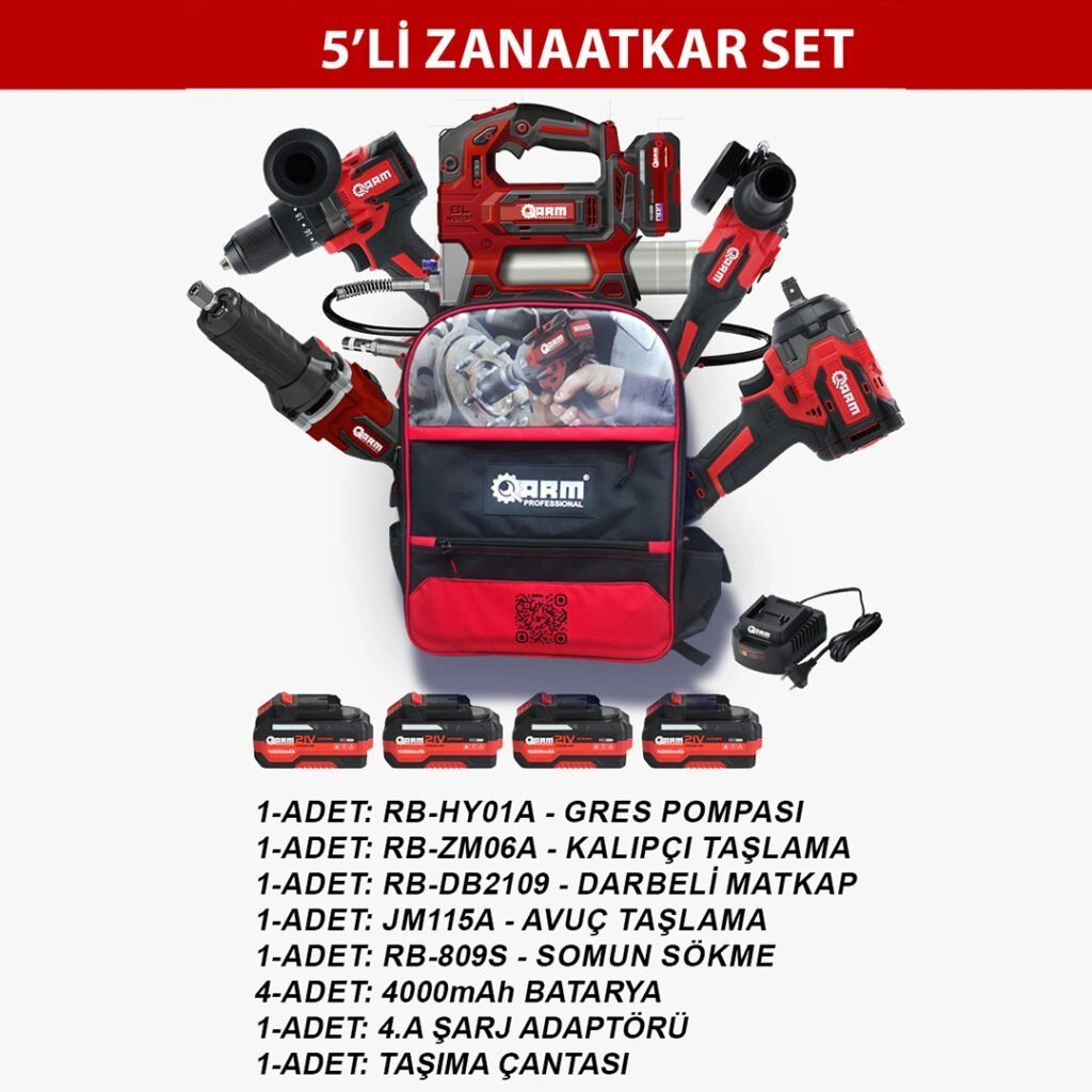 5'li Zanaatkar Set