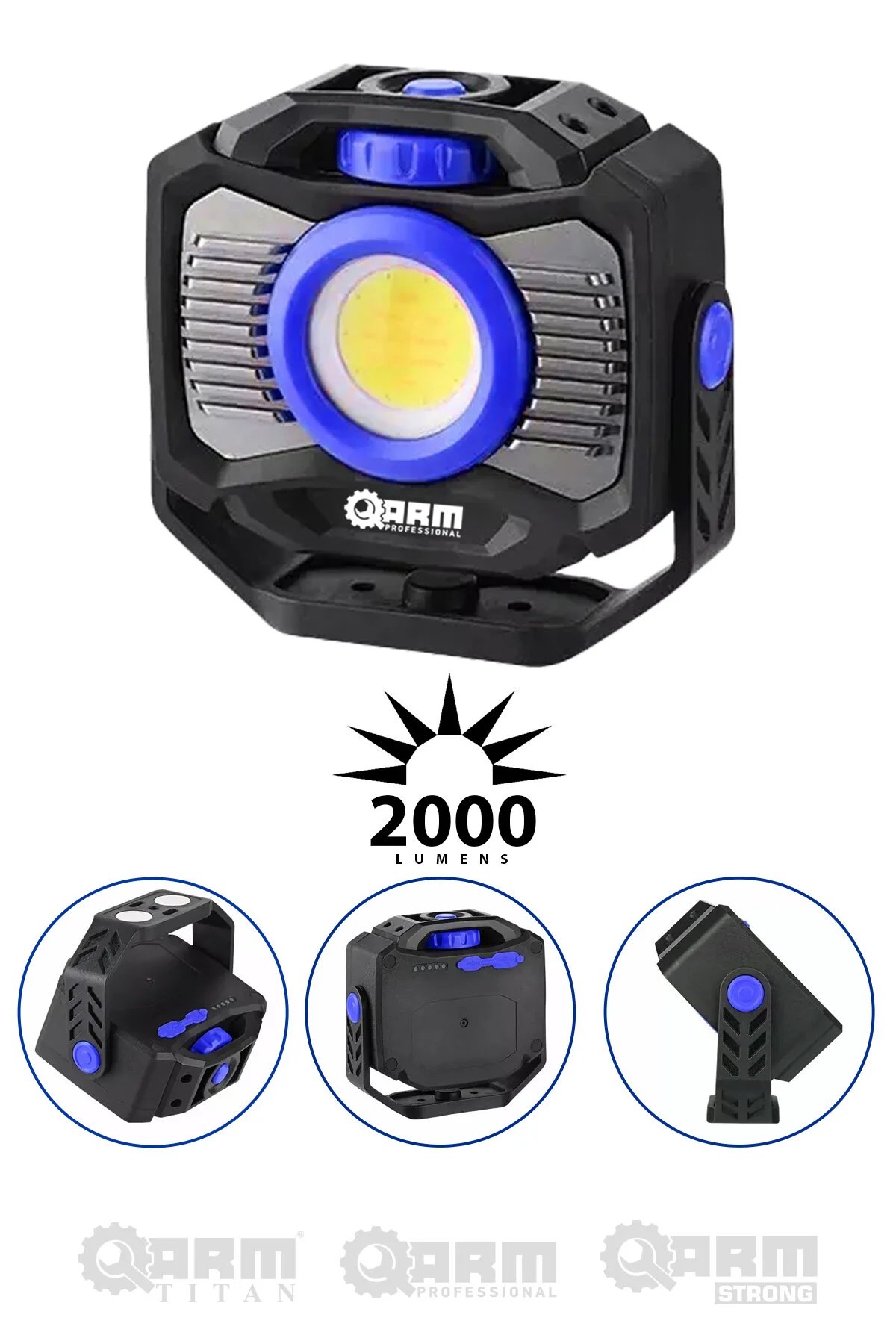 ESEN200A ARM Professional Şarjlı LED Çalışma Lambası