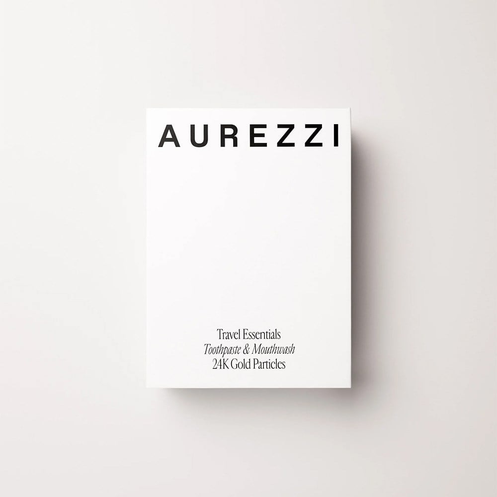 Aurezzi Travel Duo Gold Ağız Bakım Suyu 80Ml Menthol Gold Diş Macunu 25Ml Travel İkili Set