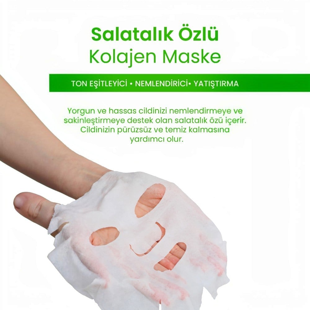 Dermal Salatalik Özlü Kolajen Maskesi 23 Gr