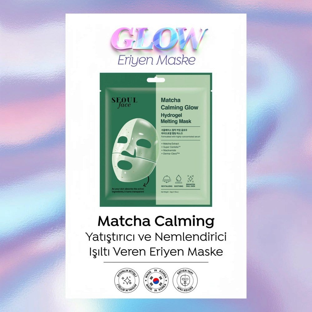Dermal Seoulface Matcha Özlü Rahatlatici Ve Parlatici Eriyen Maske