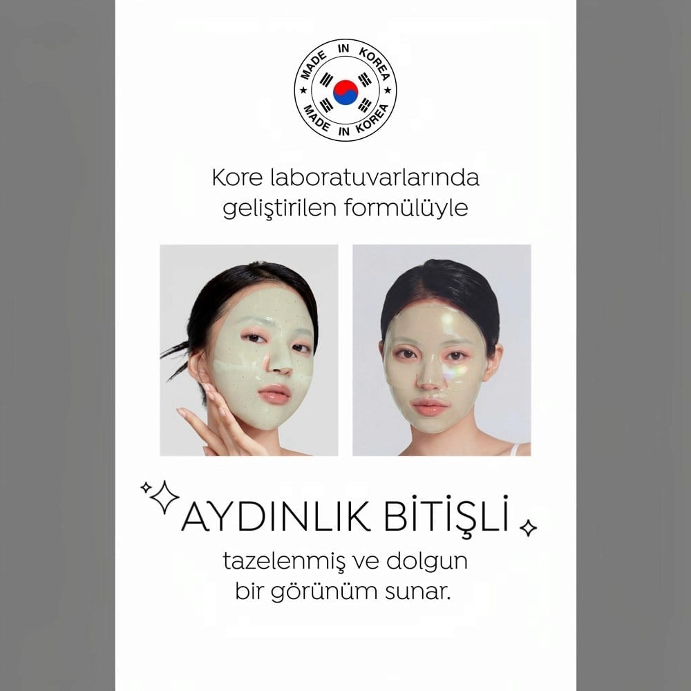 Dermal Seoulface Matcha Özlü Rahatlatici Ve Parlatici Eriyen Maske