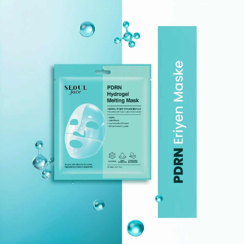 Dermal Seoulface Pdrn Hydrojel Şeffaflaşan Eriyen Maske 34Gr
