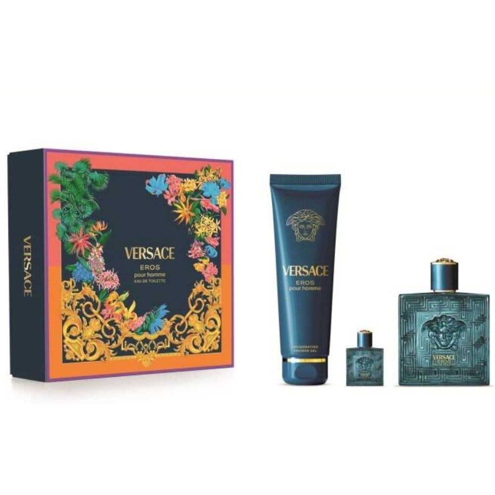 Versace Eros Pour Homme Edt 100Ml 5Ml 150Mlsg Set