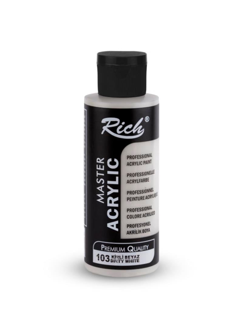   MASTER AKRİLİK 120 ML KİRLİ BEYAZ Stok Kodu: AKR-120-103