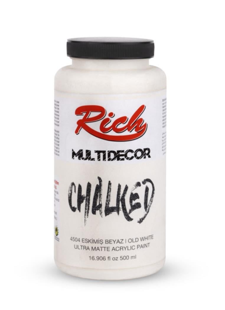   MULTİ DECOR CHALKED 500 ML ESKİMİŞ BEYAZ Stok Kodu: MDC-500-03699