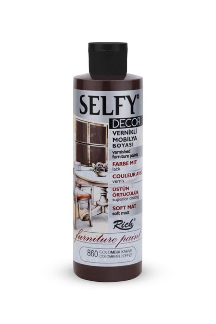   SELFY DECOR 240 ML KOLOMBIYA KAHVE Stok Kodu: SLF-240-09459