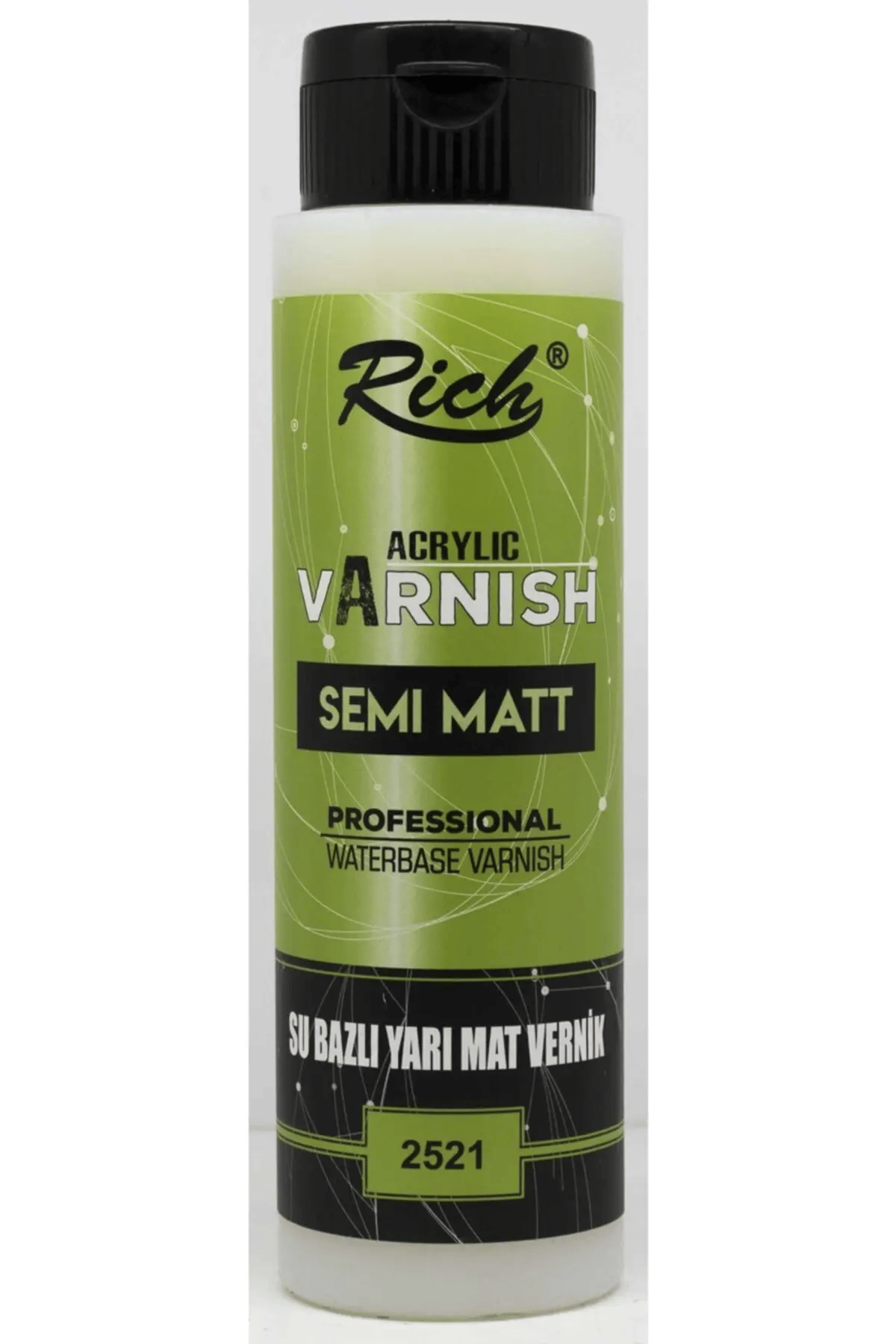 Acrylıc Varnısh Su Bazlı Yarı Mat Vernik 500cc