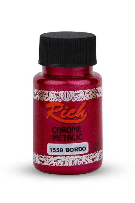 CHROME METALİK 50 ML BORDO Stok Kodu: CHR-050-02701