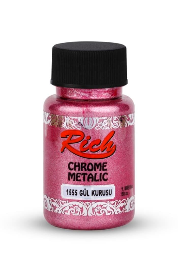 CHROME METALİK 50 ML GÜL KURUSU Stok Kodu: CHR-050-01971
