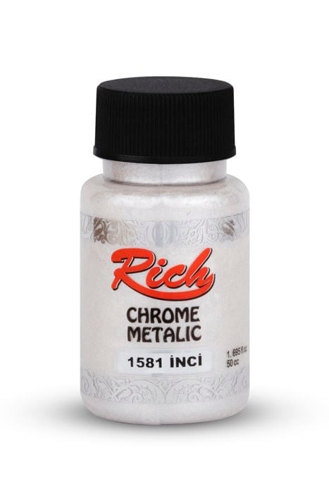 CHROME METALİK 50 ML İNCİ Stok Kodu: CHR-050-02735