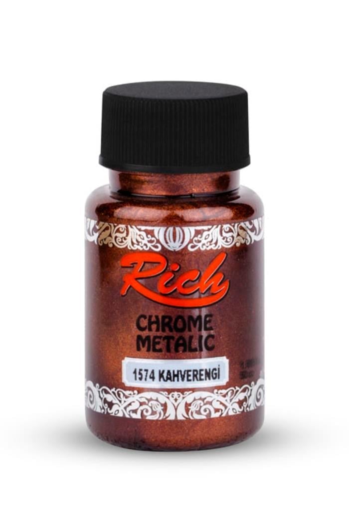 CHROME METALİK 50 ML KAHVERENGİ Stok Kodu: CHR-050-01972