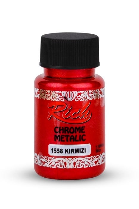 CHROME METALİK 50 ML KIRMIZI Stok Kodu: CHR-050-02700