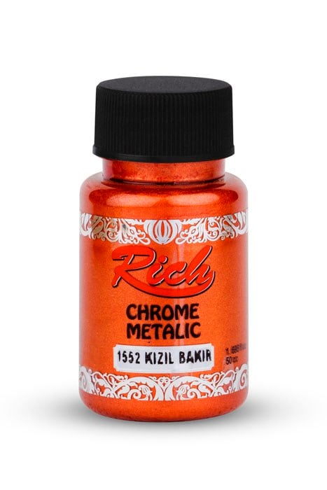 CHROME METALİK 50 ML KIZIL BAKIR Stok Kodu: CHR-050-02688