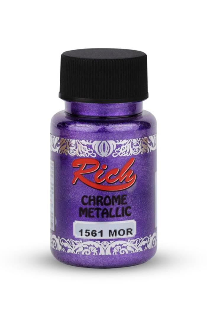 CHROME METALİK 50 ML MOR Stok Kodu: CHR-050-02703