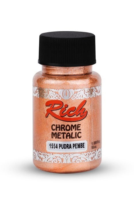 CHROME METALİK 50 ML PUDRA PEMBE Stok Kodu: CHR-050-02690