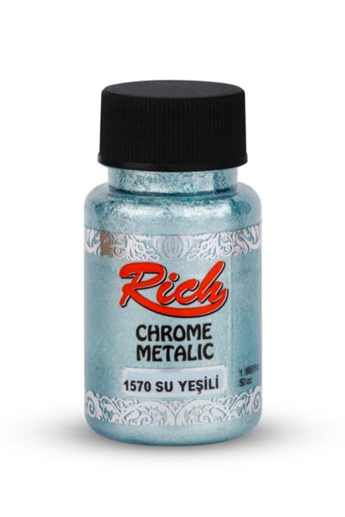 CHROME METALİK 50 ML SU YEŞİLİ Stok Kodu: CHR-050-02712