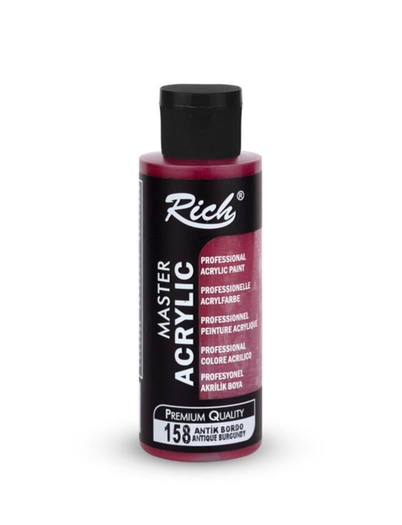 MASTER AKRİLİK 120 ML ANTİK BORDO Stok Kodu: AKR-120-158