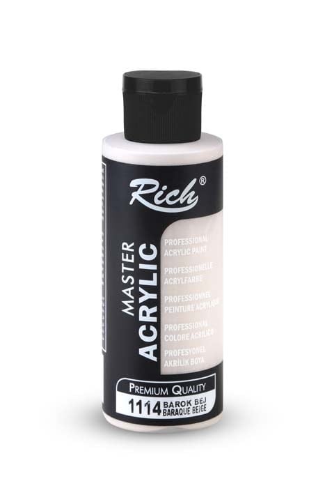 MASTER AKRİLİK 120 ML BAROK BEJ Stok Kodu: AKR-120-1114